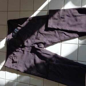 Liverpool Sz 6 Dark Chocolate Brown Slim Straight Crop Business Casual Pants